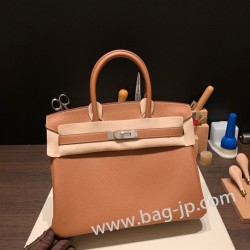 エルメスバーキン 30センチトゴ Togo 37/Gold ゴールドシルバー金具 birkin30-030 全手縫い