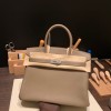 バーキン 30 トゴ 18 番エトゥープ シックグレージュ シルバー金具