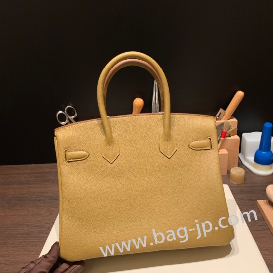 エルメスバーキン 30センチトゴ Togo U8/Bronze Dore ブロンズドレゴールド金具 birkin30-050 全手縫い