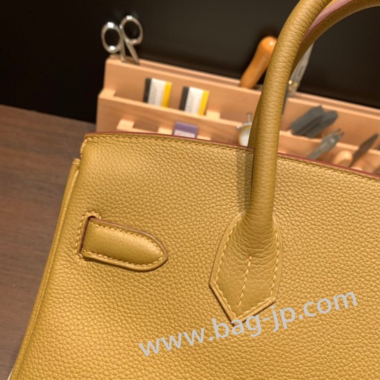 エルメスバーキン 30センチトゴ Togo U8/Bronze Dore ブロンズドレゴールド金具 birkin30-050 全手縫い