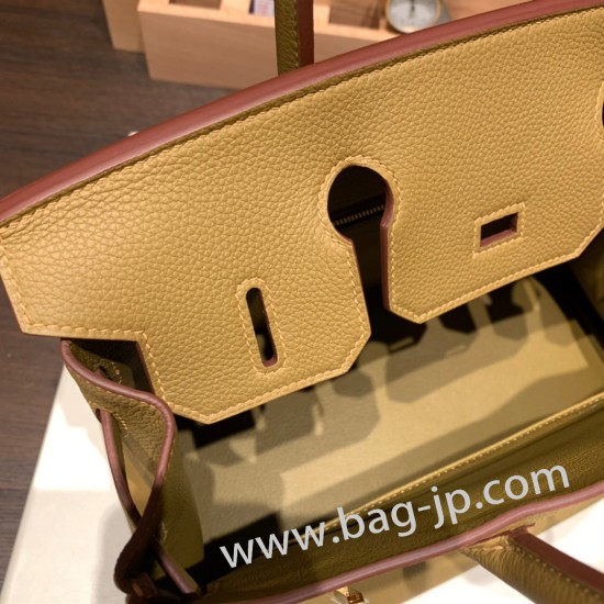 エルメスバーキン 30センチトゴ Togo U8/Bronze Dore ブロンズドレゴールド金具 birkin30-050 全手縫い