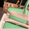 エルメスバーキン 30センチトゴ Togo 3I/Vert Criquet  ヴェールクリケットゴールド金具 birkin30-055 全手縫い