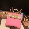 バーキン 30 エプソン 5P ピンク 10 クレ ピンク白バイカラー ゴールド金具