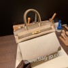 エルメスバーキン 30センチスイフト swift & Canvas18/Étoupe Grey (Étoupe)  エトゥープシルバー金具 birkin30-085 全手縫い