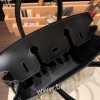 エルメスバーキン 30センチbox ボックスカーフ89/Black (Noir) ブラックシルバー金具 birkin30-088 全手縫い