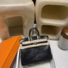 【オーダー出荷】Birkin 25cm パイソンスキン 89 ブラック シルバー｜希少スキン仕様の貴重なバーキン 