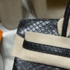 【オーダー出荷】Birkin 25cm パイソンスキン 89 ブラック シルバー｜希少スキン仕様の貴重なバーキン 