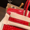 バーキン 30 ポロサスマット 95 ブレイズ 深みオレンジレッド ゴールド金具