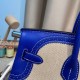エルメスバーキン 35センチ スイフト swift 7T/Blue Electric ブルーエレクトリック シルバー金具  birkin35-010 全手縫い