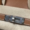 25cm バーキン ファブリック＆スウィフトレザー 37 ゴールド *ファブリック素材がより*若々しい印象*を与え、オールレザーに比べて*軽やか*なのが特徴です。