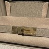 エルメス バーキン35 トゴレザー＆キャンバス トゥルティエールグレー ゴールドハードウェア