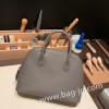 エルメス ボリード25 エバーカラー Evercolor  8F /Etain エタン シルバー金具  bolide25-012 全手縫い