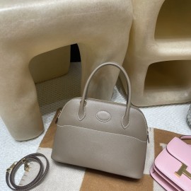 18 / エトゥープ ゴールド金具 シンプルで品格ある高級感 【Bolide】27cm ボリード27 ヴォーエプソン Epsom