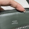 2Q / ヴェールアングレ シルバー金具 シンプルな高級感の定番デザイン 【Bolide】27cm ボリード27 ヴォーエプソン Epsom 