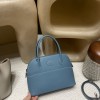 75 / ブルージーン シルバー金具 シンプルな高級感のファッションアイテム 【Bolide】27cm ボリード27 ヴォーエプソン Epsom 