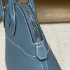 75 / ブルージーン シルバー金具 シンプルな高級感のファッションアイテム 【Bolide】27cm ボリード27 ヴォーエプソン Epsom 