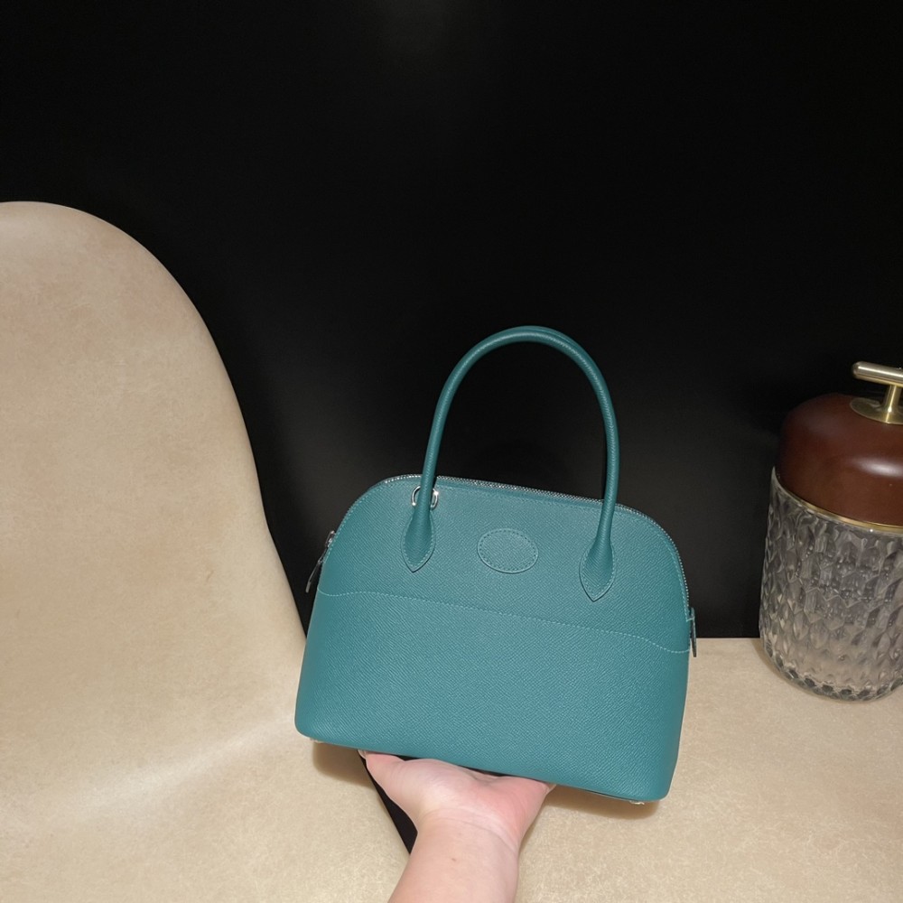 Z6 / マラカイト シルバー金具 高級ボリード27 【出荷準備中】Bolide 27cm ヴォーエプソン Epsom 