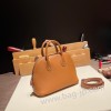 エルメス ボリード ミニ エバーカラー ゴールド 37/Gold   シルバー金具  bolide-mi002 全手縫い