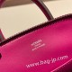エルメス ボリード ミニ エバーカラー ローズパープル L3 /Rose Purple   シルバー金具  bolide-mi004 全手縫い