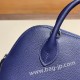 エルメス ボリード ミニ エバーカラー ブルーサフィール 73 /Blue Saphir   ゴールド金具  bolide-mi010 全手縫い