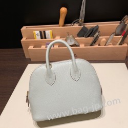 エルメス ボリード ミニ シェブルミゾル  Chevre  80 /Pearl Grey パールグレー ゴールド金具  bolide-mi046 全手縫い