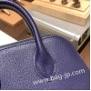 エルメス ボリード ミニ シェブルミゾル  Chevre ブルーアンクルM3/Blue Encre   ゴールド金具  bolide-mi050 全手縫い