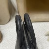 【新作入荷】Mini Bolide 18cm オーストリッチ 89 ブラック シルバークラスプ 超絶キレイな小さな貝殻バッグ   
