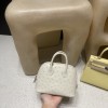 【新作】ミニボリード 18cm オーストリッチ 3C パルシュマン ゴールドクラスプ かわいい貝殻バッグ   