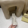 【新作】ミニボリード 18cm オーストリッチ 3C パルシュマン ゴールドクラスプ かわいい貝殻バッグ   