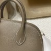【新作入荷】ミニボリード エヴァカラー 18 / エトゥープ ゴールドクラスプ New stock Mini Bolide 実用的で可愛いボウリングバッグ   