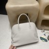 80/Pearl Grey (グリスパール / パールグレー) エルメス ボリード リラックス 35 ヴォーシッキム ハンドバッグ Bolide relax 35 超美品！Swift レザー 