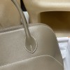 18/Étoupe Grey (Étoupe)  エトゥープ  エルメス ボリード リラックス 35 ヴォーシッキム ハンドバッグ Bolide relax 35 超美品！Swift レザー シルバー金具