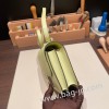 エルメス コンスタンス  ミニ シェブルミゾル  Chevre  ローズサクラ R9 /Jaune Bourgeon シルバー金具   constance19-018 全手縫い