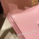 エルメス コンスタンス  ミニ シェブルミゾル  Chevre  ローズサクラ 3Q /Rose Sakura  シルバー金具   constance19-019 全手縫い