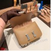 エルメス コンスタンス  ミニ シェブルミゾル  Chevre  2J Quebracho シルバー金具   constance19-022 全手縫い
