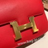 エルメス コンスタンス  ミニ スイフト swift ルージュクー&ゴールド S3/Rouge Cœur& 37/Gold ゴールド金具   constance19-030 全手縫い