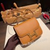 エルメス コンスタンス  ミニ ヴォーエプソン ブロンズドレ U8/ Bronze Dore ゴールド金具   constance19-040 全手縫い