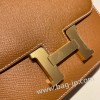 エルメス コンスタンス  ミニ ヴォーエプソン ブロンズドレ U8/ Bronze Dore ゴールド金具   constance19-040 全手縫い