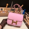 エルメス コンスタンス  ミニ ヴォーエプソン モーヴシルベストル X9 /Mauve Sylvestre ゴールド金具  constance19-047 全手縫い