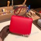 エルメス コンスタンス  ミニ Constance ルージュガランス 54/ Rouge Garance シルバー金具  constance19-057 全手縫い