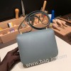 エルメス コンスタンス  ミニ ヴォーエプソン ヴェールアマンド 63/Vert Amande ゴールド金具  constance19-086 全手縫い