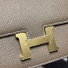 コンスタンス ミニ (Constance 19cm) ヴォー エプソン (Epsom) 18  エトゥープレーゴールド金具 黄金サイズ  実用的で美しさも兼ね備えています