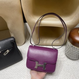 P9/Anemone アネモネ シルバー金具New stock コンスタンスミニ Constance 19cm シェブルミゾル Chevre