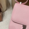 2023 Mauve Pale  モーヴ・ペール  ローズゴールド金具 シェブルミゾル  Chevre  New stock コンスタンスミニ Constance 19cm 