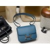 7P/Blue de Presse ブルードプリュス & R2/Blue Agate  ブルーアガット シルバー金具 コンスタンスミニ Constance 19cm ヴォーエプソン Epsom