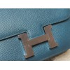 7P/Blue de Presse ブルードプリュス & R2/Blue Agate  ブルーアガット シルバー金具 コンスタンスミニ Constance 19cm ヴォーエプソン Epsom