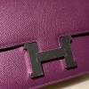47/Chocolat ショコラ & 9D /Jaune Ambre  ジョーヌアンブル コンスタンスミニ Constance 19cm box ボックスカーフ シルバー金具