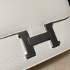 01/White (Blanc) ホワイト コンスタンスミニ ゴールド金具 Constance 19cm ヴォーエプソン Epsom 