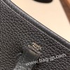 エルメス エヴリンアマゾンTPM Mini Evelyn  トリヨンクレマンス Clemence ブラック 89 /Black (Noir) ゴールド金具 Mini Evelyn--001 全手縫い