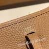 エルメス エヴリンアマゾンTPM Mini Evelyn  トリヨンクレマンス Clemence チャイ 0M/Chai ゴールド金具 Mini Evelyn--004 全手縫い